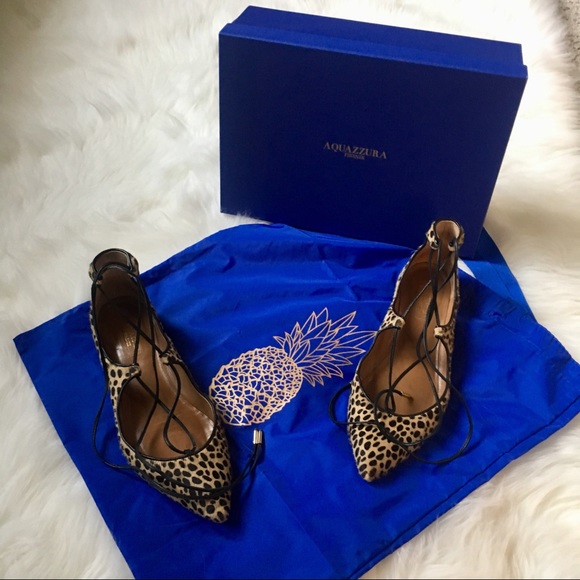 SOLD • Aquazzura Cheetah Christy Flat EUC - Picture 6 of 8